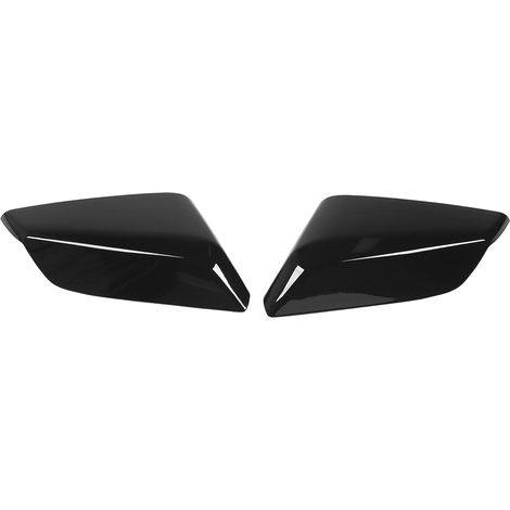 1 paire de couvercle de rétroviseur 84026842 aile latérale gauche droite pour Malibu 2016 à 2020 noir brillant (1/5)