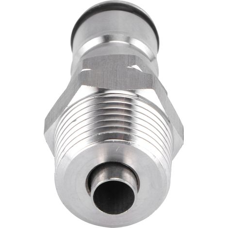 Pointe de blocage à bille 19/32-18 avec filetage mâle NPT 1/2 pouce pour fût Corny, adaptateur de poste à gaz (1/5)