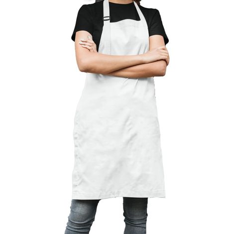 Lot de 2 ou 1 Tablier Coton Réglable Unisexe Cuisine Restaurant Café (1/5)