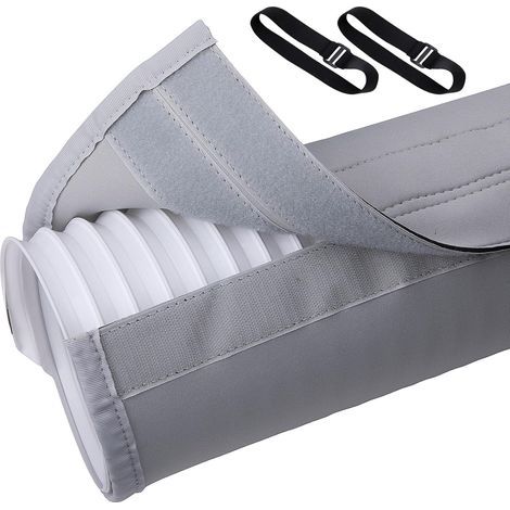150 x 50 cm Couvercle de Tuyau de Climatisation Portable - Isolation Tuyau Climatiseur Manchon - Housse Tuyau Climatiseur Mobile,isolée, facile à installer (1/5)