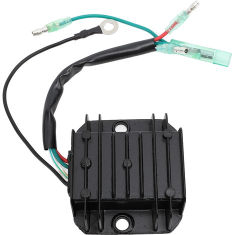 Régulateur-redresseur de tension à haut rendement énergétique 6AH 81960 00 pour moteur hors-bord 4 temps 20 CV (1/5)