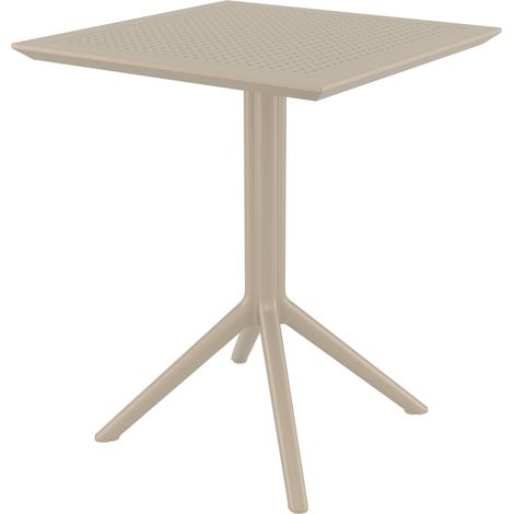 Mesa plegable Sky Gris topo Cuadrada