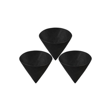 Lot de 3 feutres coniques pour paniers suspendus – Doublures non tissées – Remplacement pour jardinières extérieures et balconnières