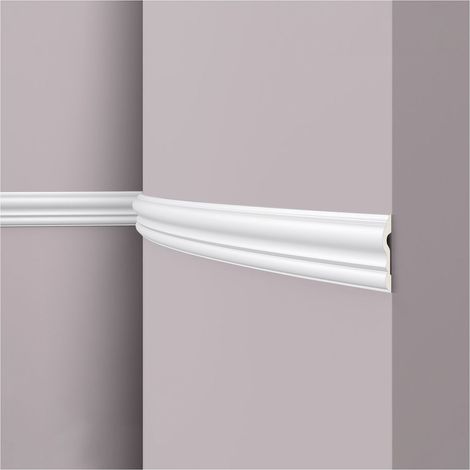 Panel moulding NMC Z13 Flex ARSTYL Noel Marquet Flexible Moulding Decorative moulding contemporary design white 2 m (1/4)