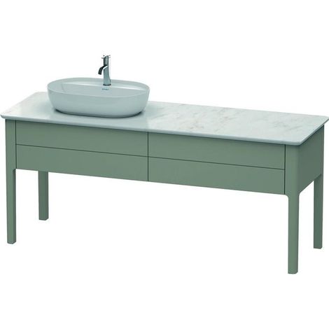 DU WTU bodenstehend Luv 743x1783x570mm 2 Auszüge,Siphonausschn.l.,Steingrau SeM (1/5)