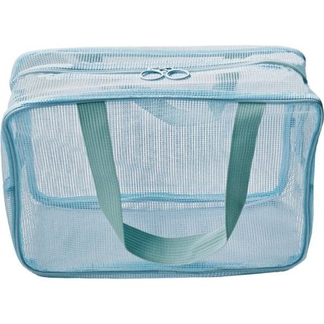 Bolsa de almacenamiento，29 x 11 x 21 cm，Organizador de ropa portátil，Organizador de malla，Bolsa de viaje/playa portátil，Adecuado para gimnasio (1/5)