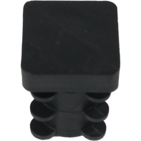 Virole intérieure carrée noire 16x16 mm. Blisters 4 pièces. (1/3)