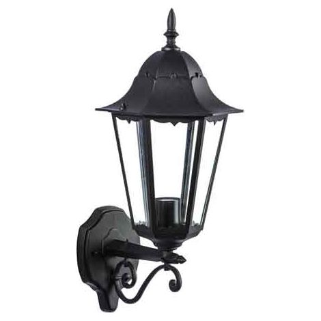 LANTERNA DA PARETE 'ERMES UP' Colore Nero