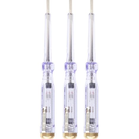 Tournevis testeur de tension électrique compact industriel ANG63, détecteur de courant AC 100-250V, outil de diagnostic pour électricien (1/5)