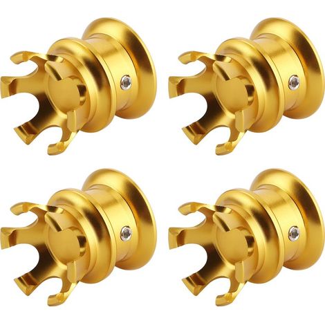 4 bouchons de vis moteur couronne décoratifs or compatibles XL883/Big Twin 1340 Evo/Twin Cam (1/5)