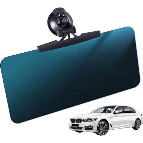 Pare-Soleil de Voiture - Pare-Soleil Anti-éblouissement - Visière de Voiture Anti-éblouissement avec Ventouse Pare-Soleil Polyvalent - Pare-Soleil Noir pour, camions, 34 x 15 cm (1/5)