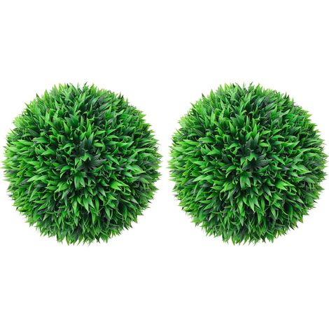 vidaXL Artificial Boxwood Balls 2 pcs 38 cm