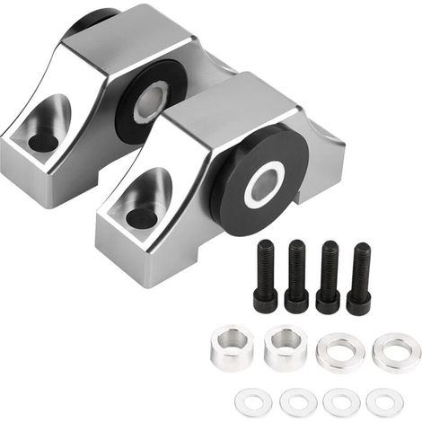 Jeffergarden Kit de supports de moteur multicolores argentés pour Honda Civic D15 D16 B16 (1992-2000)-DOU