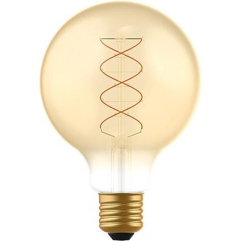 Ampoule LED déco/vintage - forme boule G95 E27 4W 250mc 1800K 330° - à intensité variable