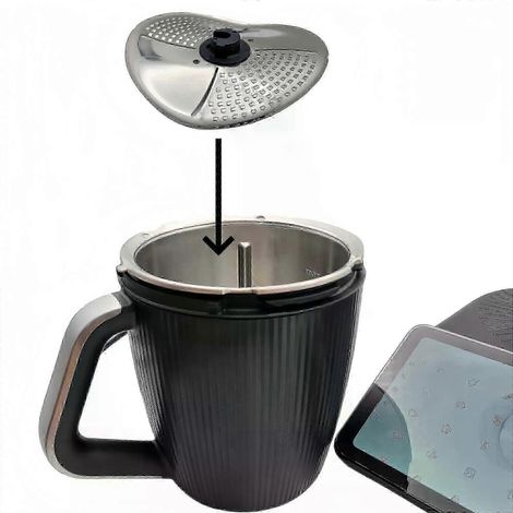 Schutzhülle für den TM7-Schäler und Gemüseschneider, Küchenzubehör aus Edelstahl für Thermomix TM6, TM5 und TM7.