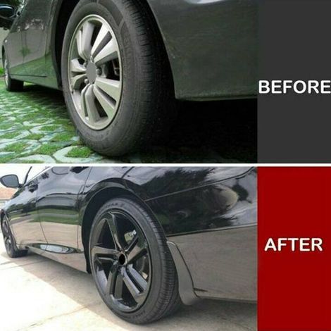 A set of 4 black ABS car mudguards/mud flaps/splash protectors suitable for Honda Accord (1/4)