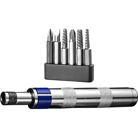 Jeu de tournevis magnétique, outil portable avec revêtement robuste, utilitaire universel à la texture raffinée, 360 g, idéal pour les réparations, les fixations récalcitrantes (électronique, meubles, (1/5)
