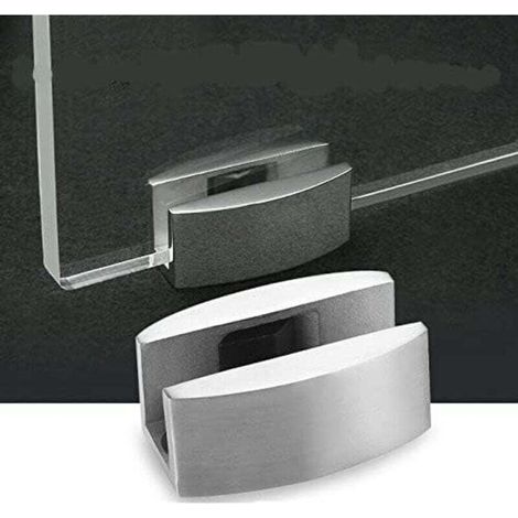 Guida a pavimento per porte scorrevoli in vetro, guida a rulli in acciaio inox 304, accessori per sistemi di porte scorrevoli -Crezuo