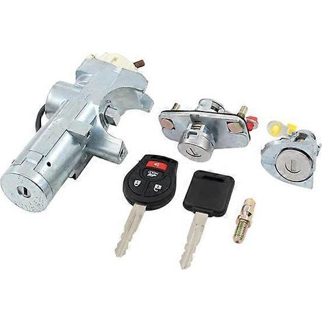 Kit de cylindre de verrouillage d'allumage D8700-1HL0A pour Nissan mars 2012-2023, Versa 2012-2022, Versa Note 2014-2019