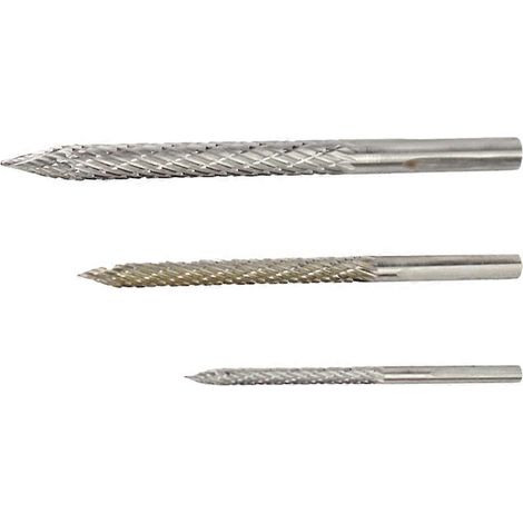 jeu de forets alésoirs pour réparation de pneus de voiture, outil de remplacement pour métaux, foret coupe-fil-8.5x0.6cm-Silver