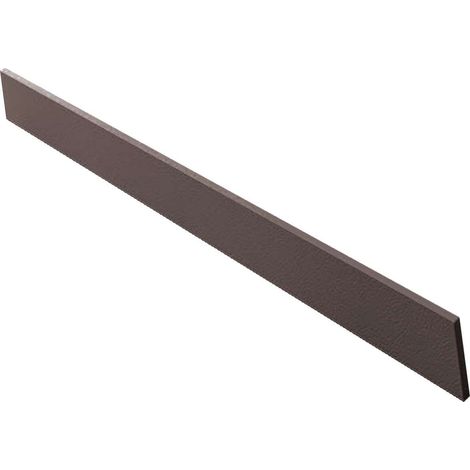 Plinthe pour receveur de douche Poalgi, gris Tundra, L.15 x l.180 cm, finition sable