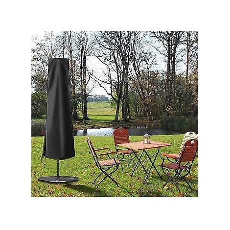 Wasserdichte Sonnenschirmhülle, Schutzhülle für Gartenschirme mit 1,8–3,35 m Durchmesser, gerade Schirme (190 x 50 x 30 cm) (1/5)