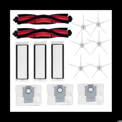 Remplacement pour Q5 Q5+ Robot Aspirateur PièCes de Rechange Brosse LatéRale Principale Filtre Hepa Sac à PoussièRe Accessoires (1/5)