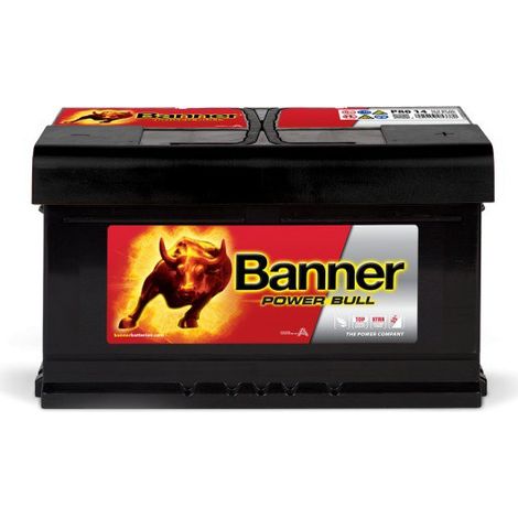 Batterie voiture 12V 80Ah P8014 – Puissance de démarrage 700A – Technologie plomb-calcium sans entretien – Dimensions 315x175x175mm – Banner