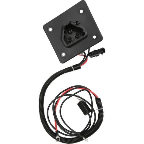 Prise de chargeur de batterie Club Car 48V 8009, compatible avec les modèles électriques EZGO RXV 48V DeltaQ (à partir de 2008).