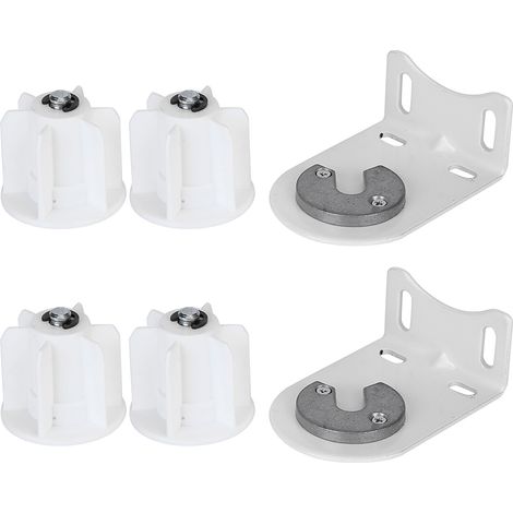 2 supports centraux droits à roulement pour stores enrouleurs électriques manuels (1/5)