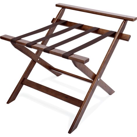 Support à bagages en Bambou aspect bois L 600 mm l 590 mm H 520 mm - Was Germany