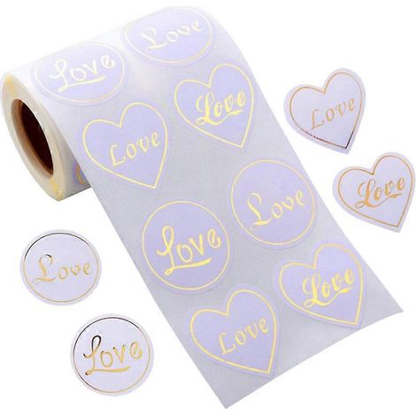 Livres, cadeaux, pâtisserie, autocollants, autocollants de scellage pour mariage, autocollants cadeaux de mariage, autocollants de scellage pour fêtes-2.52.50.2cm (1/3)