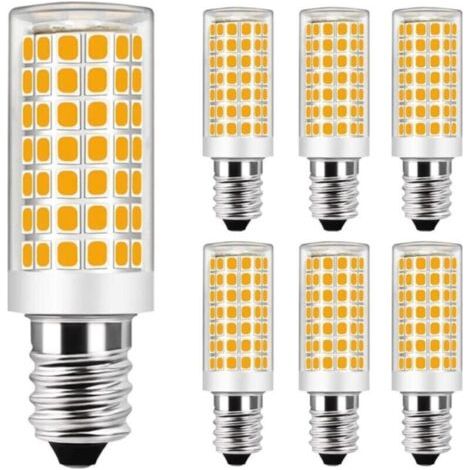 Lot de 6 Ampoule E14 9W LED équivalent Ampoule Halogène 75W-Blanc Chaud 3000K-Not dimmable-AC 220-240V (1/5)
