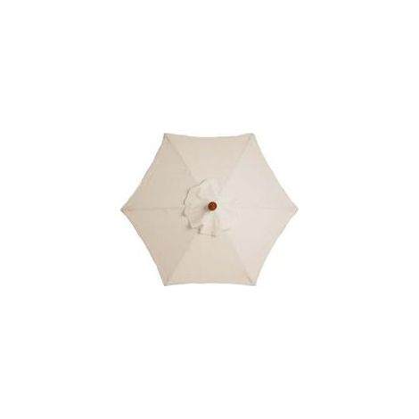 Toile de rechange pour parasols de 3 mètres à 6 bras. Toile de rechange pour auvents de jardin. Toile de rechange beige pour parasols (auvents uniquement). (1/4)