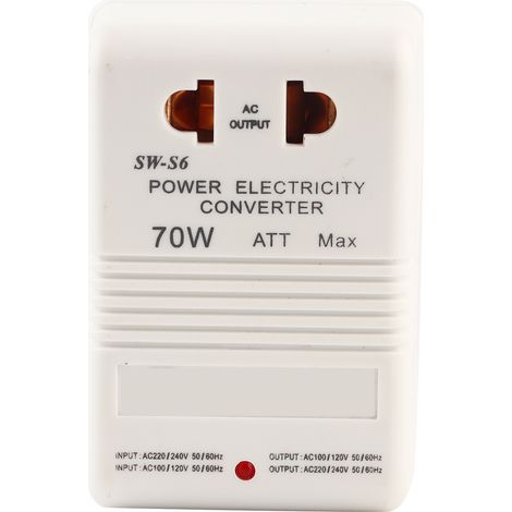 70W 110V/120V to 220V/240V StepUp&ampDown Voltage Converter Transformer (CN Standard Plug)