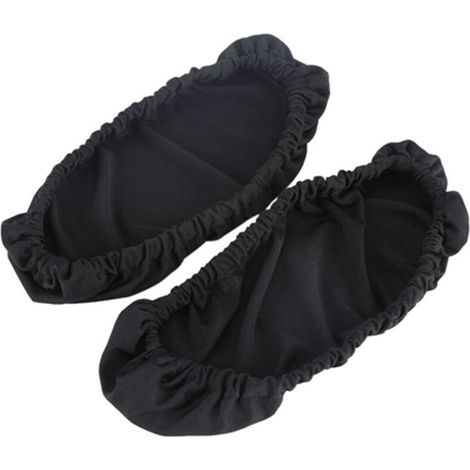 SJLERST 1 paire de housses d'accoudoir de chaise amovibles Housse de fauteuil de bureau de protection élastique Noir (1/5)