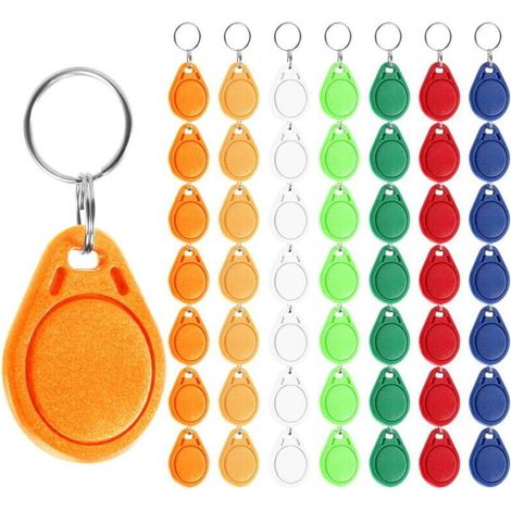 50 PièCes UID 13.56MHz Bloc 0 Secteur Inscriptible Carte à Puce Clone Modifiable Porte-CléS Intelligents 1K S50 RFID ContrôLe D'AccèS (1/4)