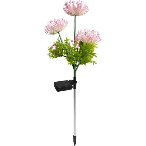 Solarlampe Außengarten, Blumen Außensolarleuchte, Ip65 wasserdichtes LED-Licht, Außengartendekoration, Außensolarleuchte für Balkon, Terrasse, Weg, Rasen