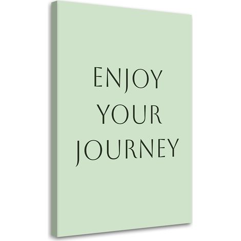 Tableau sur toile Inscription Profiter de l'instant 60x90 (1/5)
