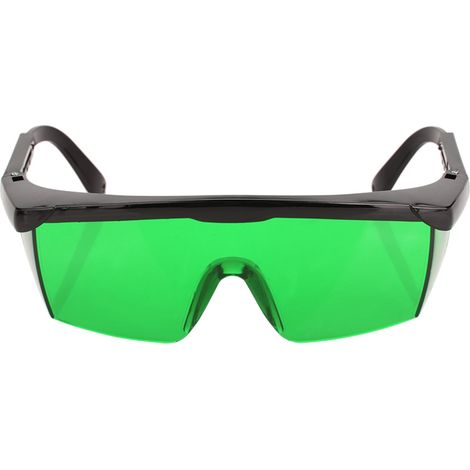 Lunettes de protection pour niveau laser avec vision améliorée grâce à leur faisceau laser (vertes) (1/5)