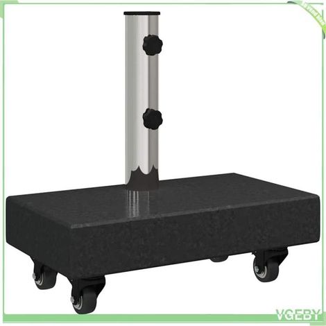Pied de parasol - FAFEICY - 42006588 - Noir mat - Granite - 45 x 25 x 45 cm (1/5)