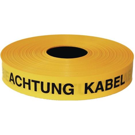 KELMAPLAST Trassenwarnband VersorgungsleitungBreite 40 mm Länge 250 m gelb