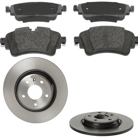 KIT FRENI POSTERIORI compatibile con AUDI A4 (8W2,8WC,B9) - DISCHI + PASTIGLIE OEM: FDB4617 / DDF2599C /SOSTITUZIONE DIRETTA/BASSA POLVERE/SILENZIOSO (1/5)