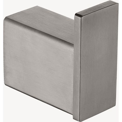 Appendiabiti singolo da parete Nickel spazzolato - Sirius