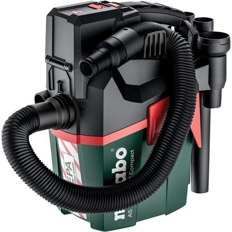 Metabo AS 18 HEPA Vacuum Cleaner 18V Portable HEPA Wet Dry Vac Dust Extraction