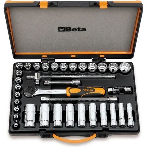Jeu de clés à douille et accessoires 1/2 beta 920b/c30q - 35