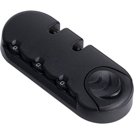 1 pièce noir 3 chiffres combinaison cadenas pour voyage bagages valise Code serrure fixe serrure antivol sac accessoires
