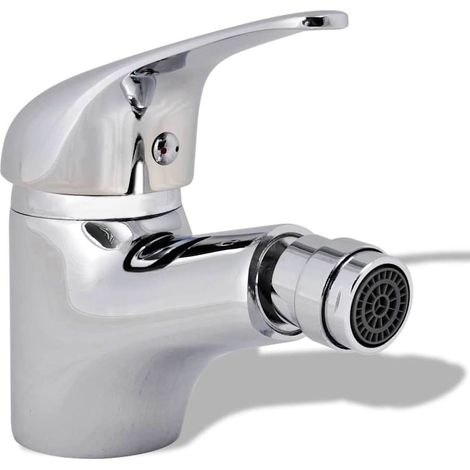 Robinet de bidet de salle de bain Style Contemporain - Mitigeur de lavabo Chrome BV384677 - BonneVie (1/5)