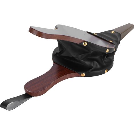 Soufflet de cheminée manuel pour barbecue en bois, accessoire de camping et de barbecue en extérieur (1/5)