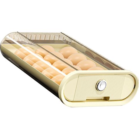 Eierablage-Schublade aus Kunststoff für Kühlschrank, Küche, Haushaltsgeräte, Creme (1/5)